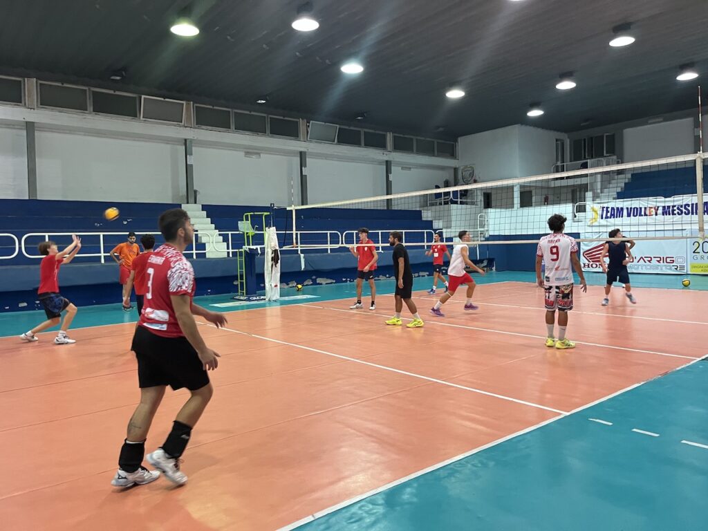 Team Volley Messina Serie C maschile allenamento Juvara