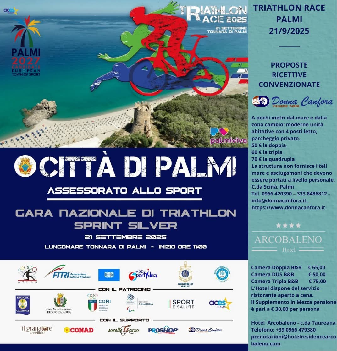 Triathlon dei Due Mari locandina