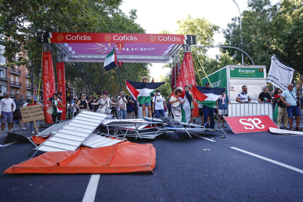 Protesta proPal Vuelta