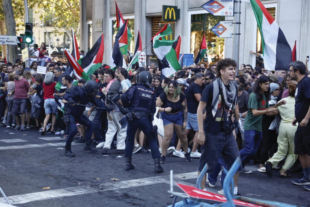 Protesta proPal Vuelta