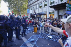 Protesta proPal Vuelta