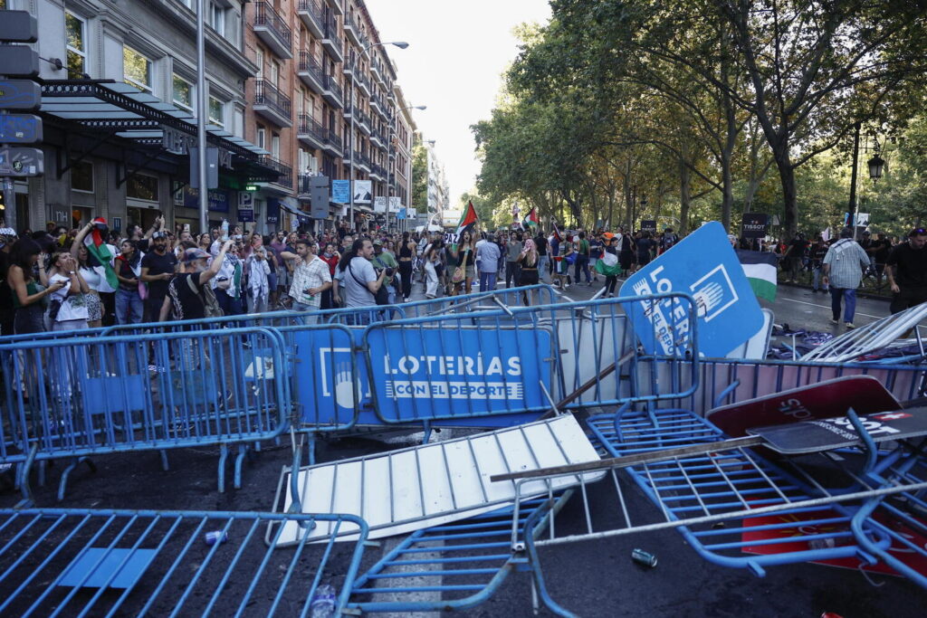 Protesta proPal Vuelta