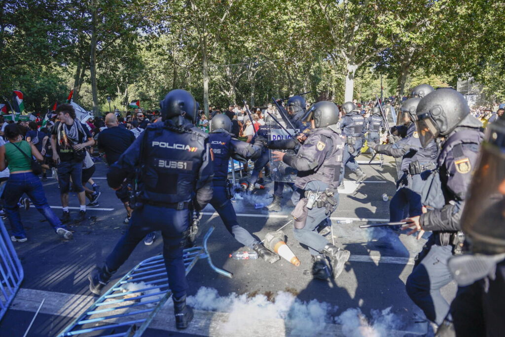 Protesta proPal Vuelta