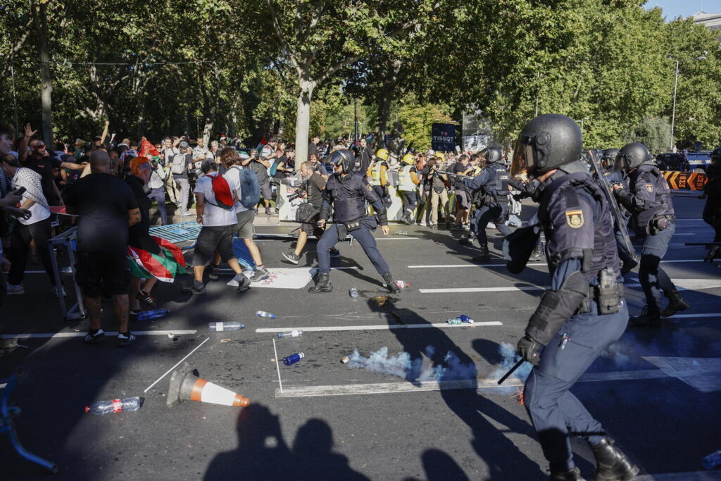 Protesta proPal Vuelta