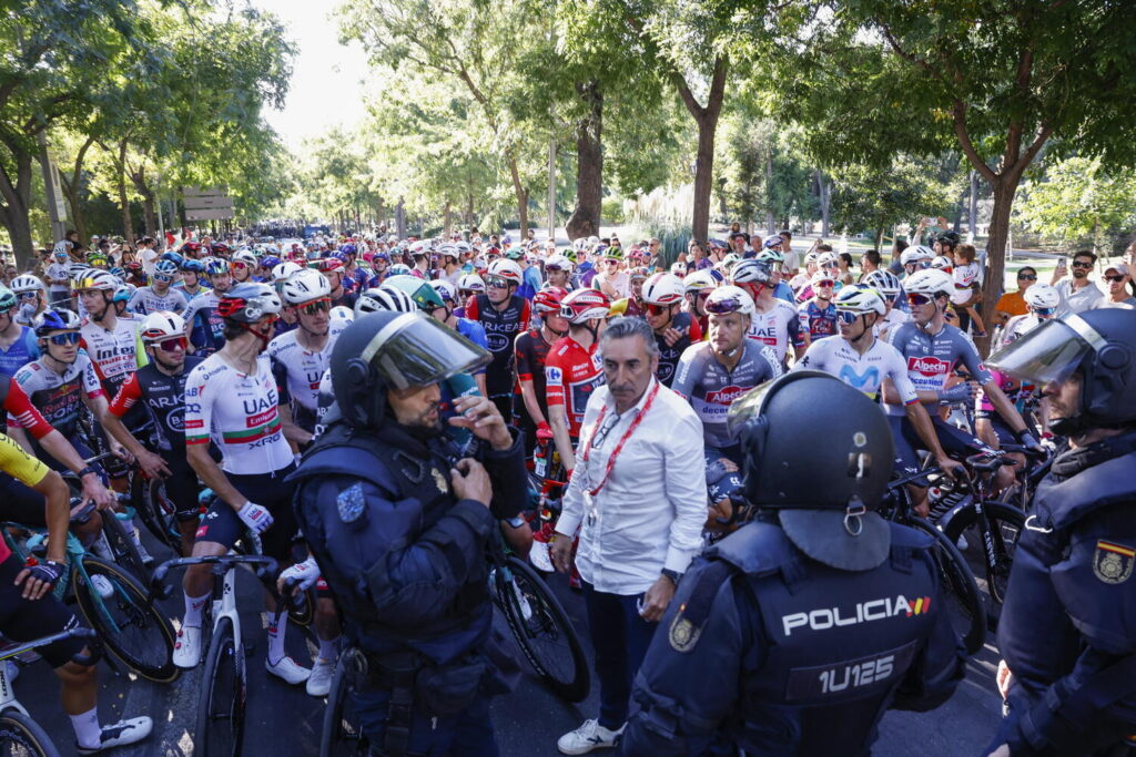 Protesta proPal Vuelta