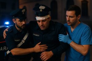 carabiniere ferito