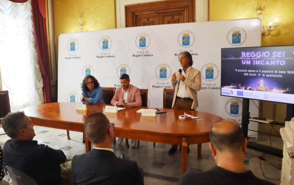 conferenza presentazione spettacolo droni il piccolo principe reggio calabria