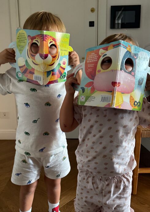 famiglia inzaghi con angela robusti e figli