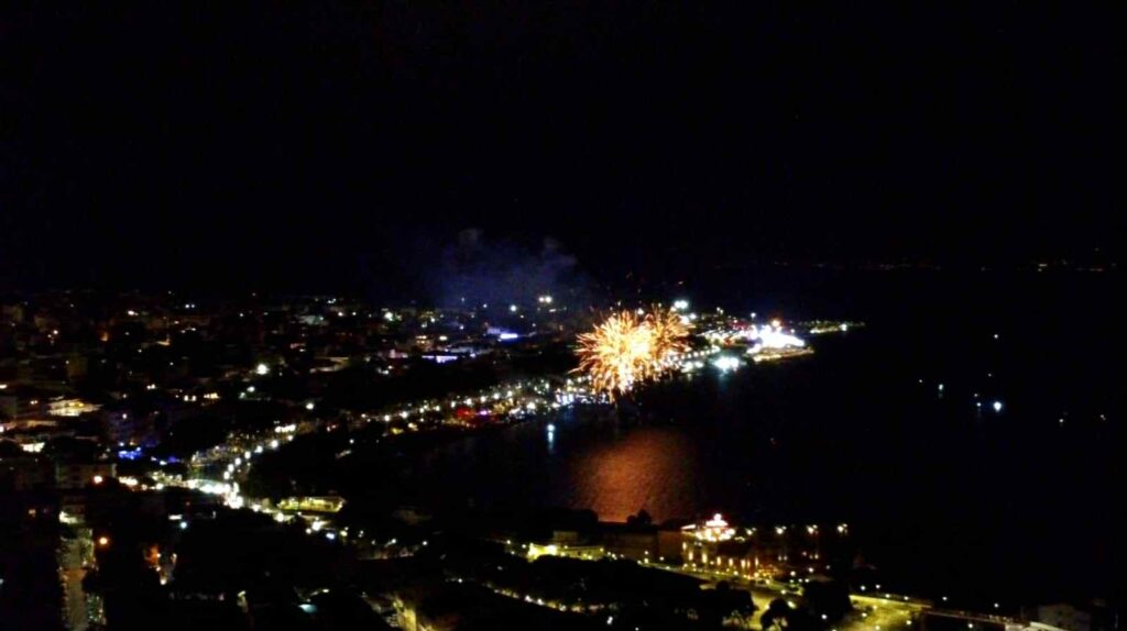 fuochi d'artificio festa di madonna 2025