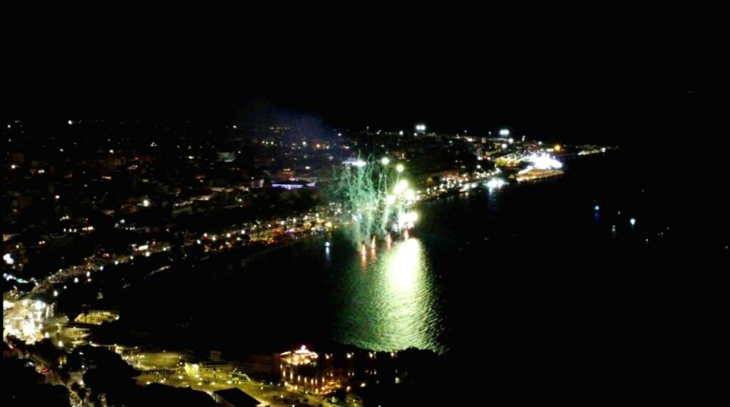 fuochi d'artificio festa di madonna 2025
