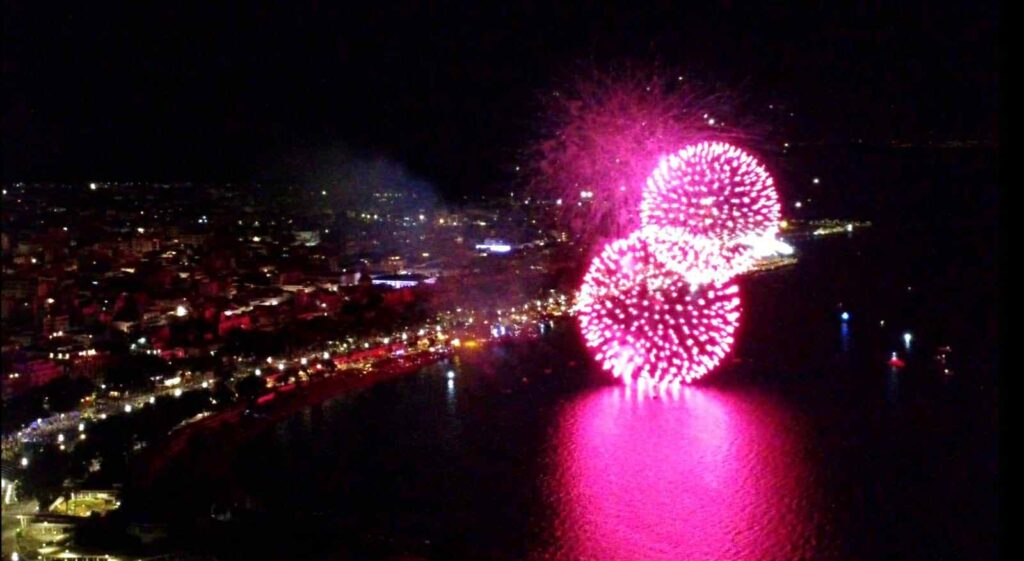 fuochi d'artificio festa di madonna 2025