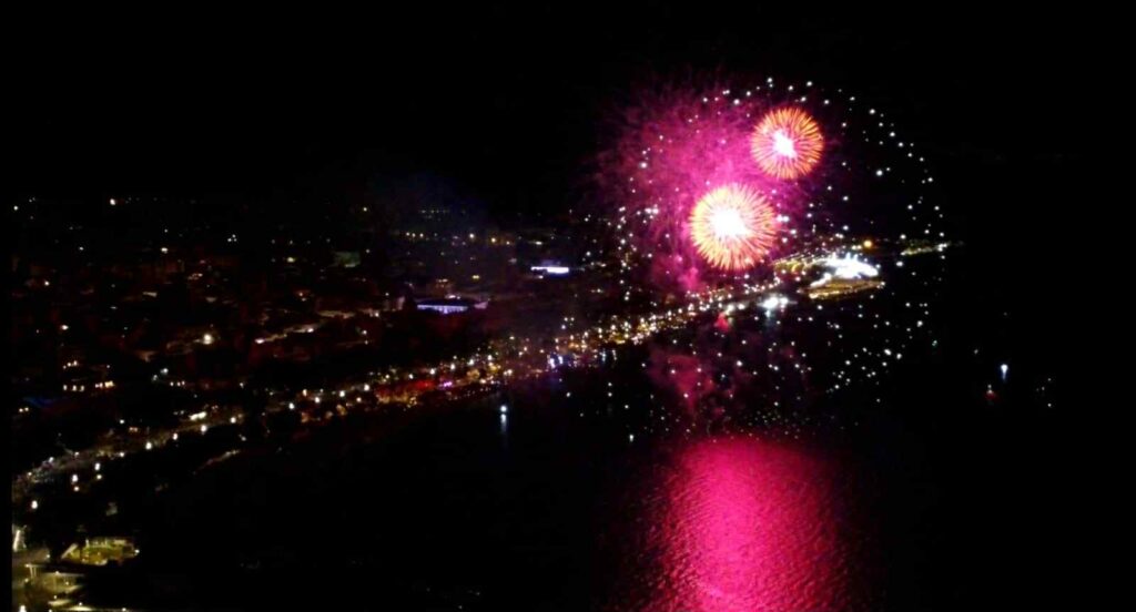 fuochi d'artificio festa di madonna 2025