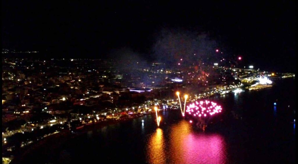 fuochi d'artificio festa di madonna 2025