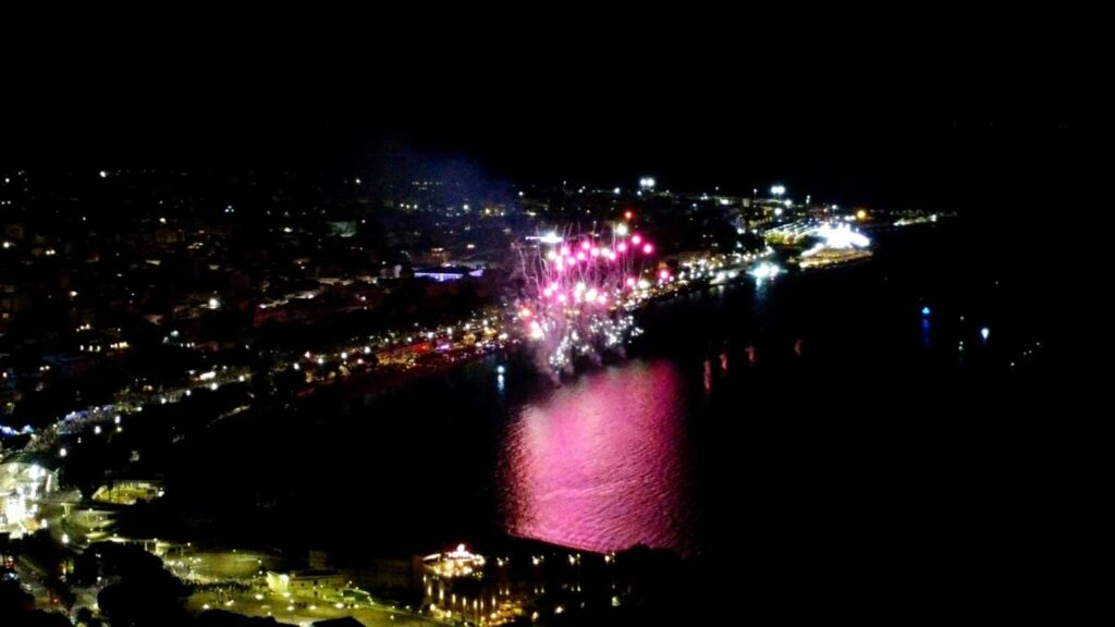 fuochi d'artificio festa di madonna 2025