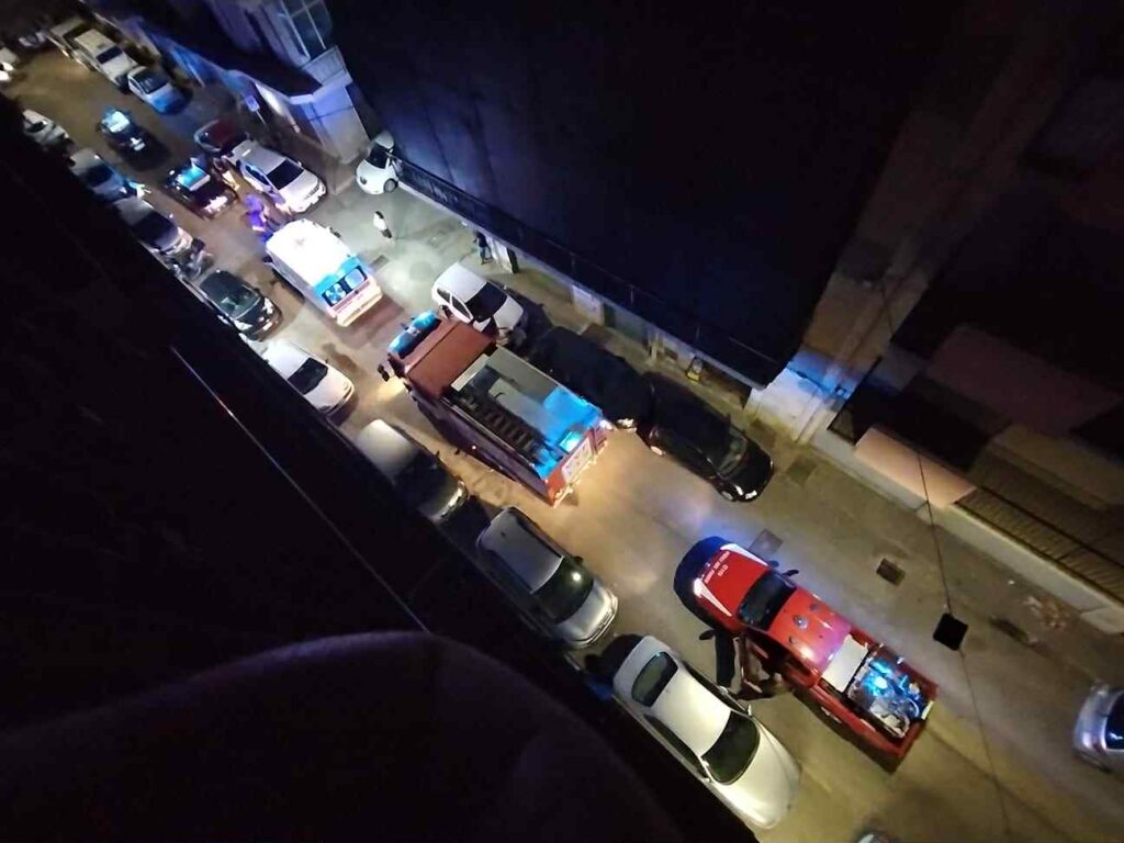 incendio polizia ambulanze