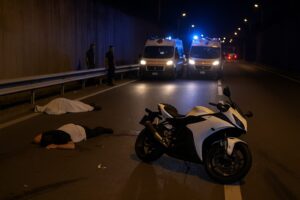 incidente notte moto morti ambulanze
