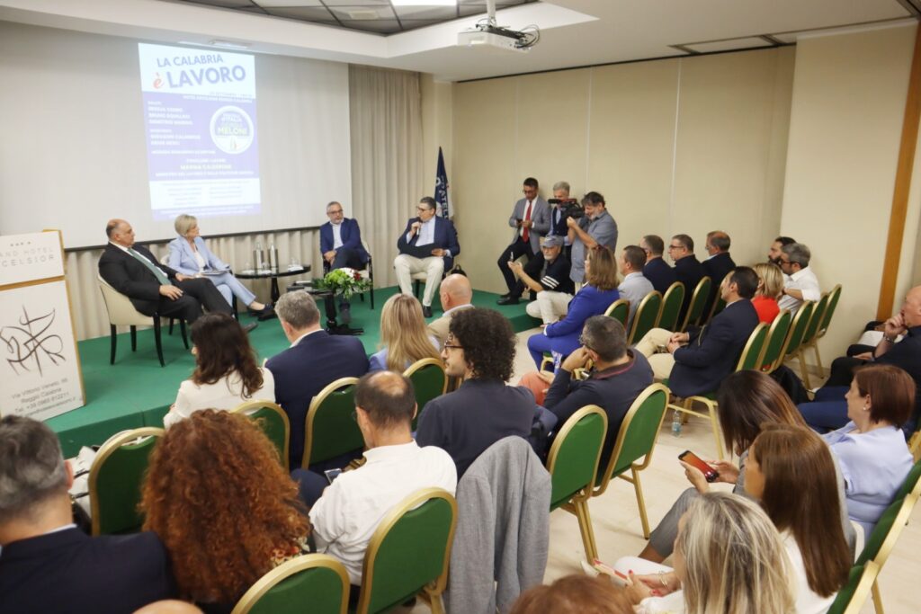 incontro ministro Calderone a reggio calabria