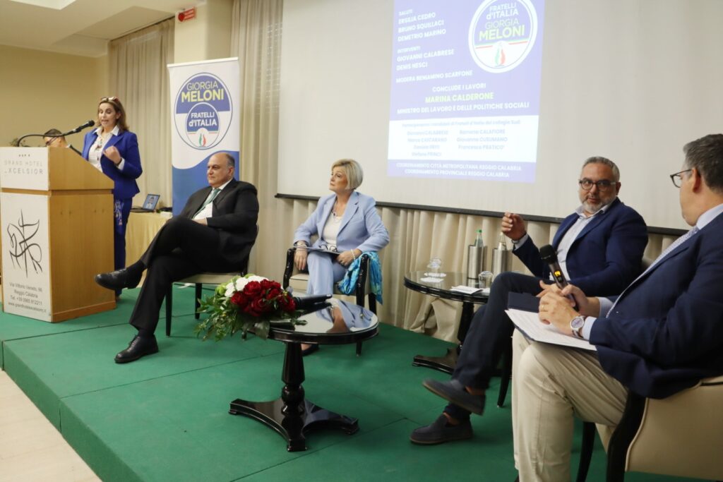 incontro ministro Calderone a reggio calabria