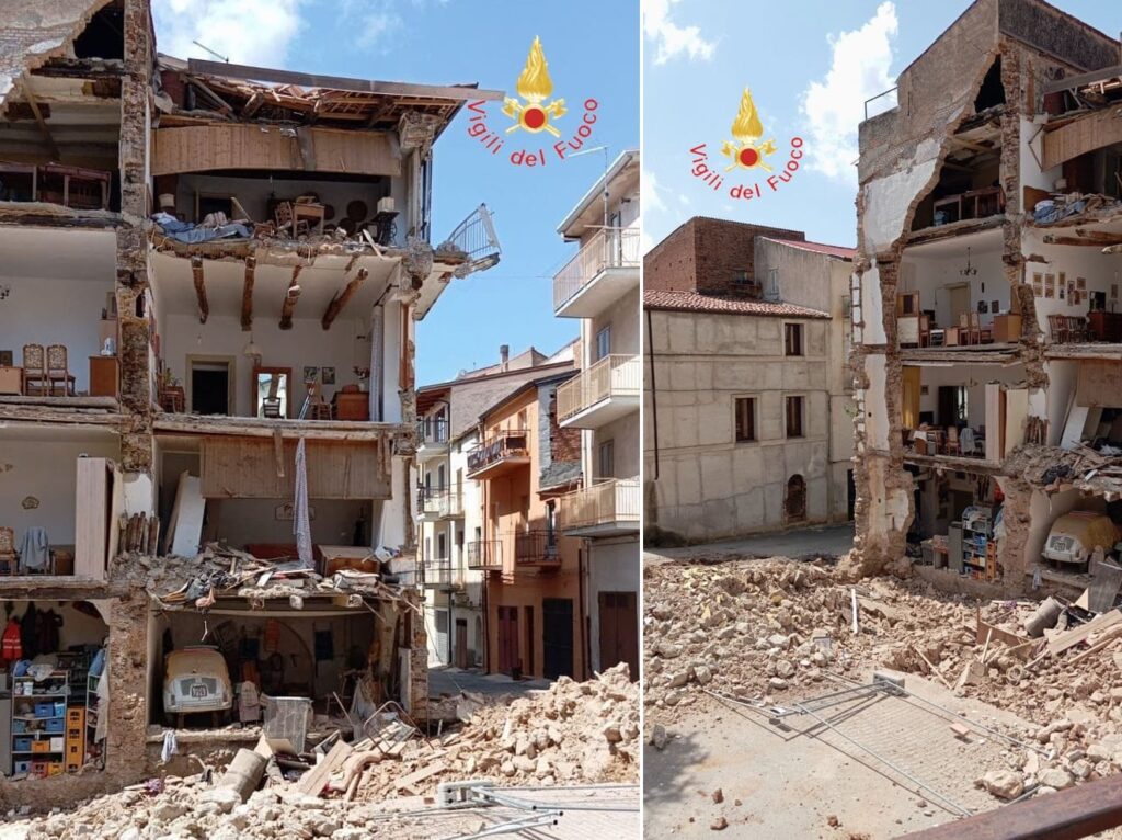 lamezia crollo facciata