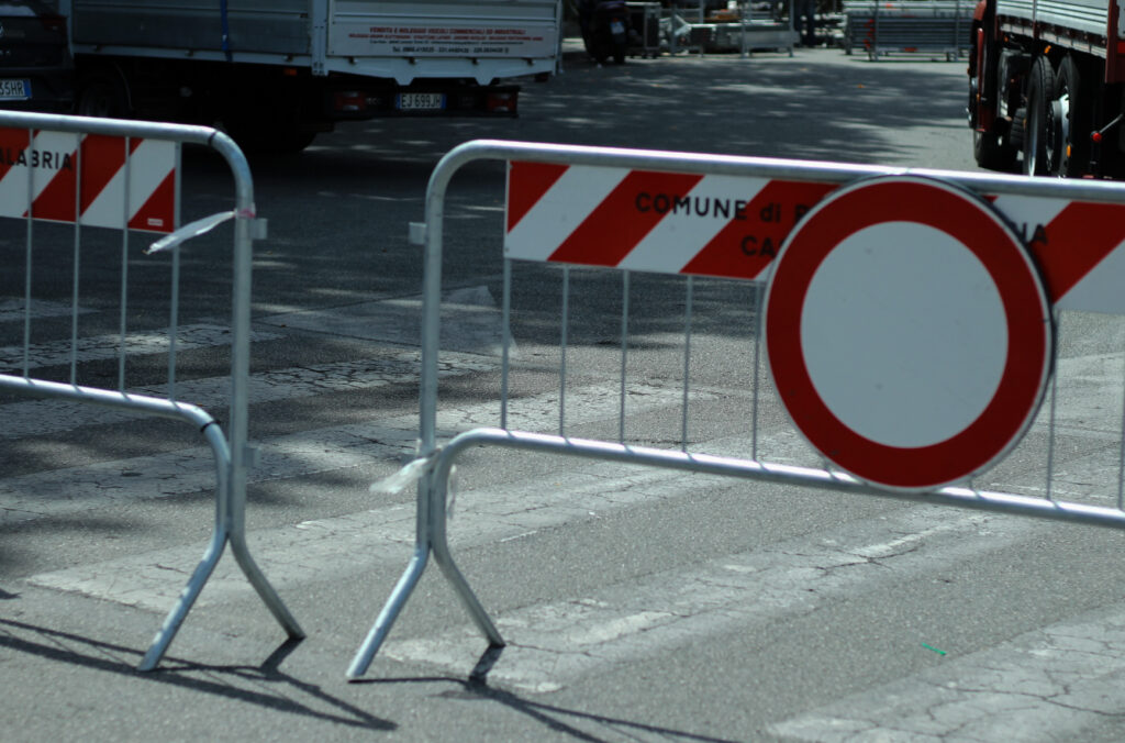 lungomare reggio calabria chiuso festa di madonna