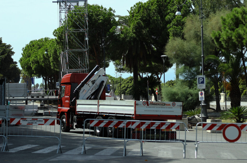 lungomare reggio calabria chiuso festa di madonna