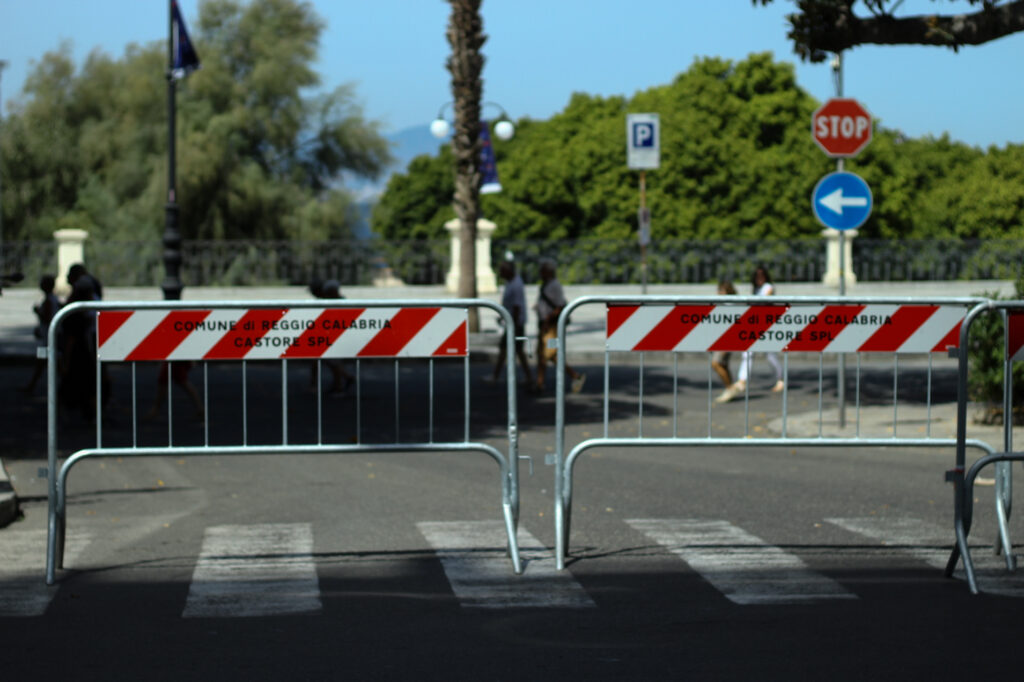 lungomare reggio calabria chiuso festa di madonna