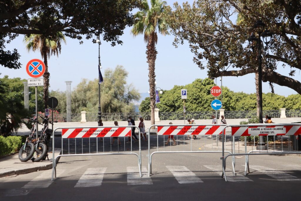 lungomare reggio calabria chiuso festa di madonna