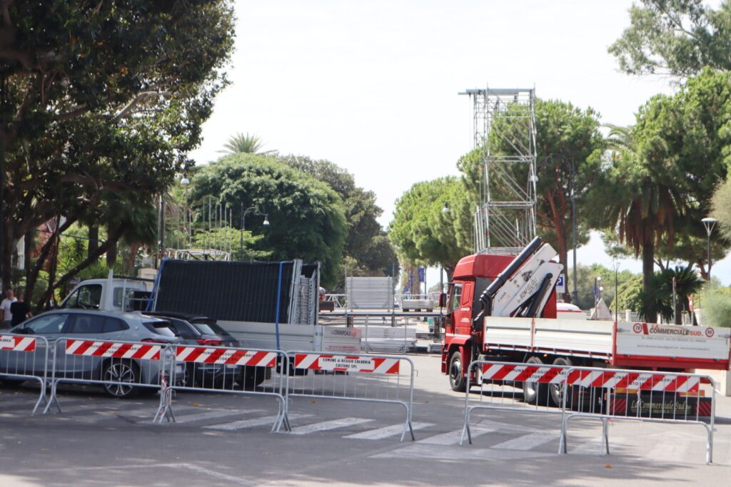 lungomare reggio calabria chiuso festa di madonna