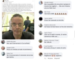 minacce klaus davi