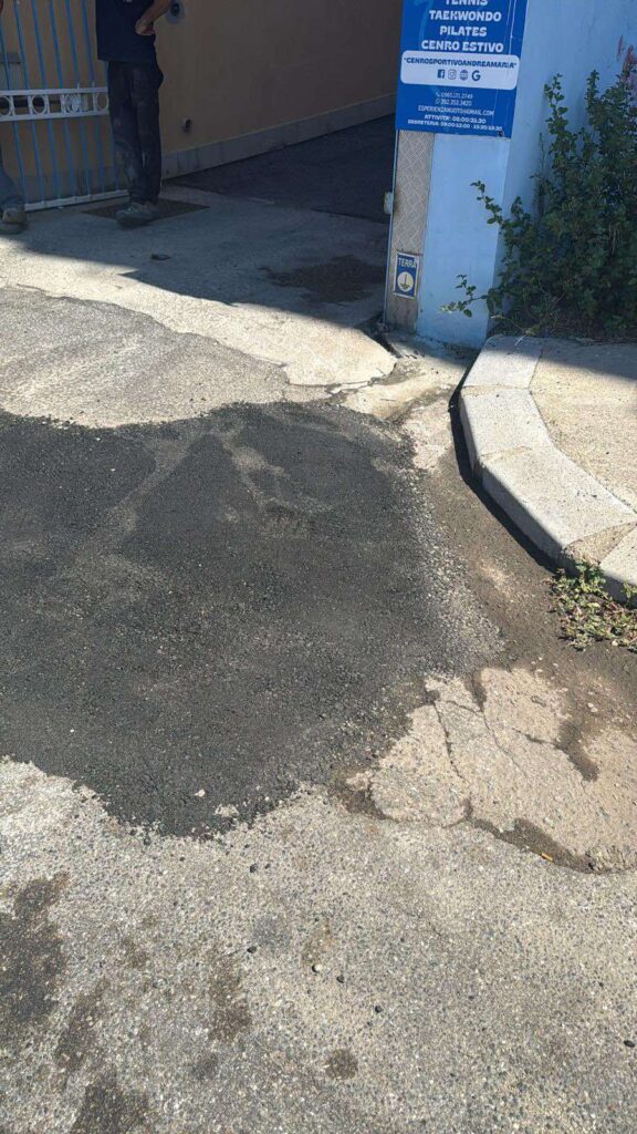 riparazione strada pentimele