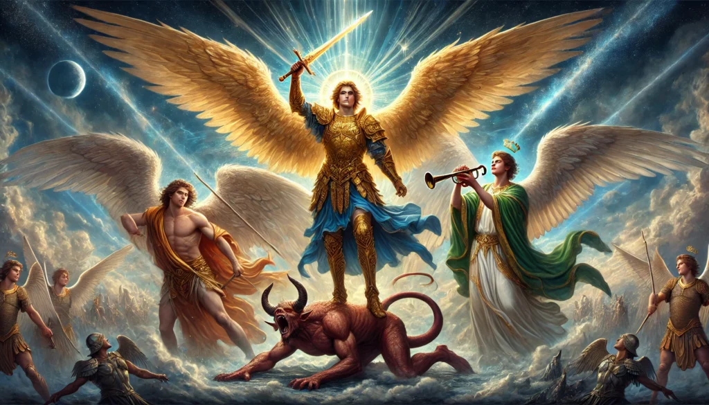 san michele, raffaele, gabriele