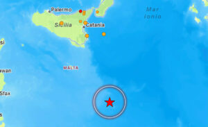 terremoto tra malta e la libia
