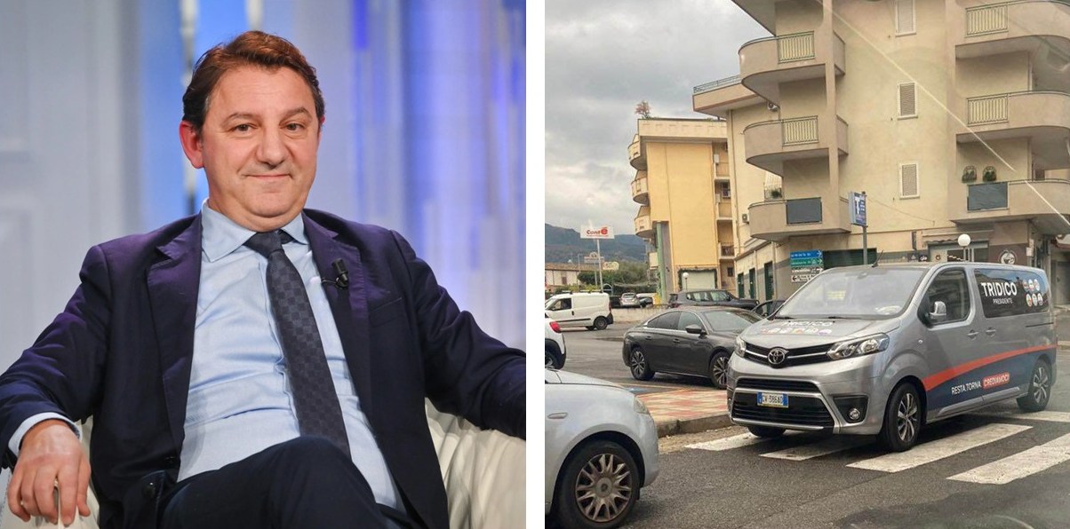 tridico e van parcheggiato contromano e sulle strisce