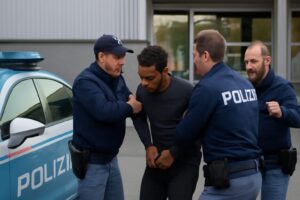 Arresto marocchino polizia