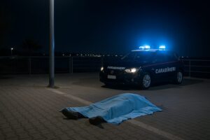 Cadavere carabinieri sera