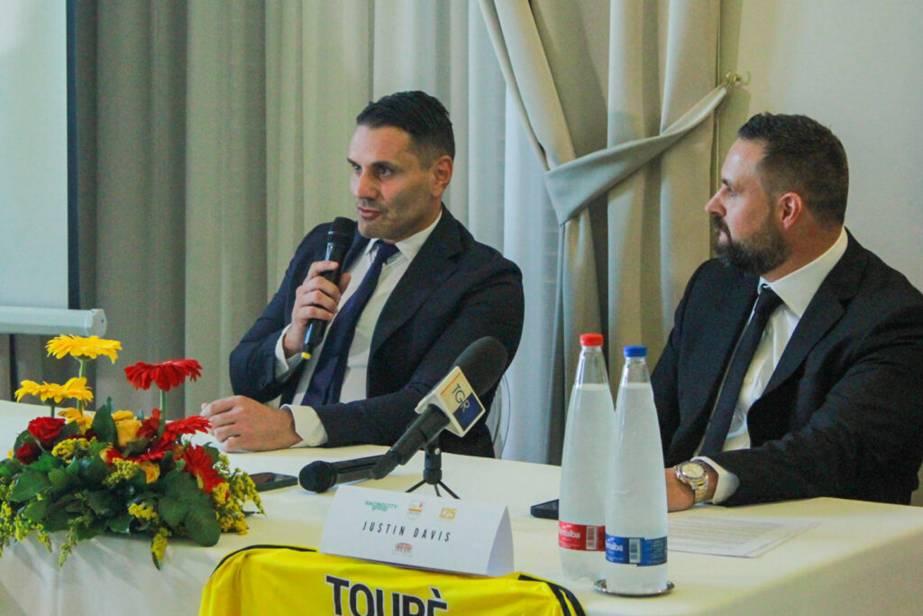 ACR Messina presentazione Justin Davis e Morris Pagniello