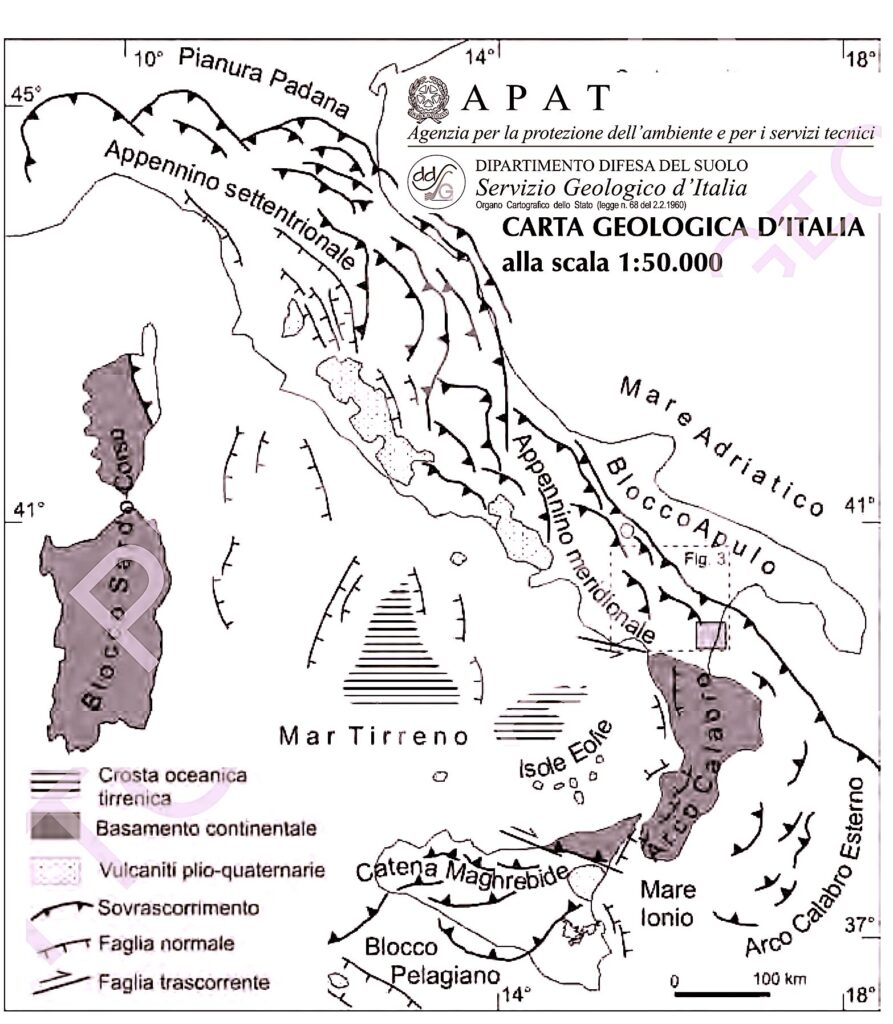 CARTA GEOLOGICA D'ITALIA - APAT