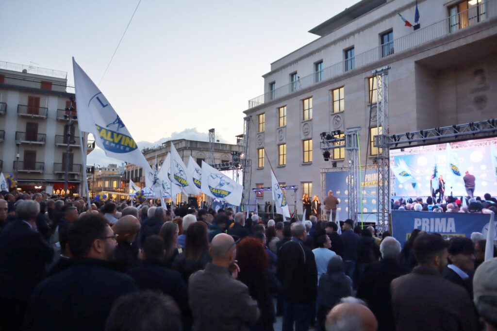 Comizio Lega Reggio Calabria
