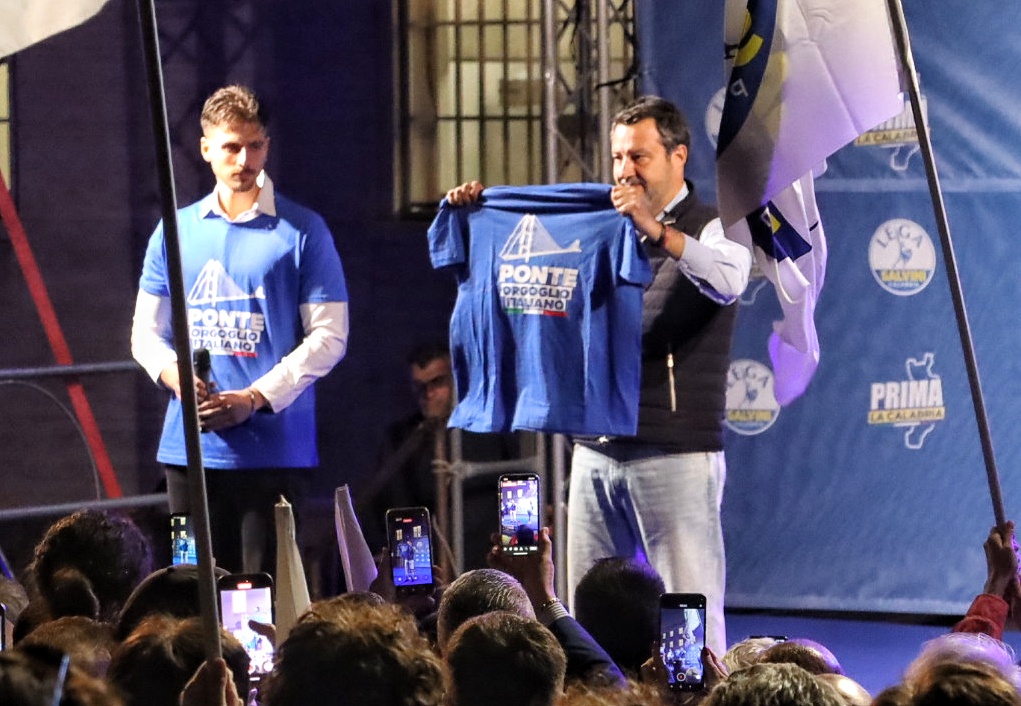 Comizio Salvini a Reggio Calabria
