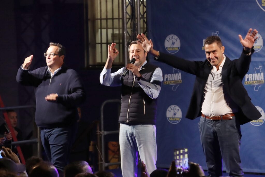Comizio Salvini a Reggio Calabria