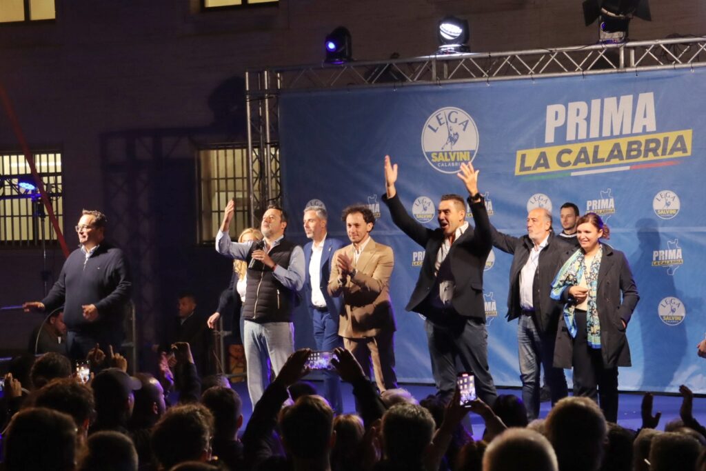 Comizio Salvini a Reggio Calabria