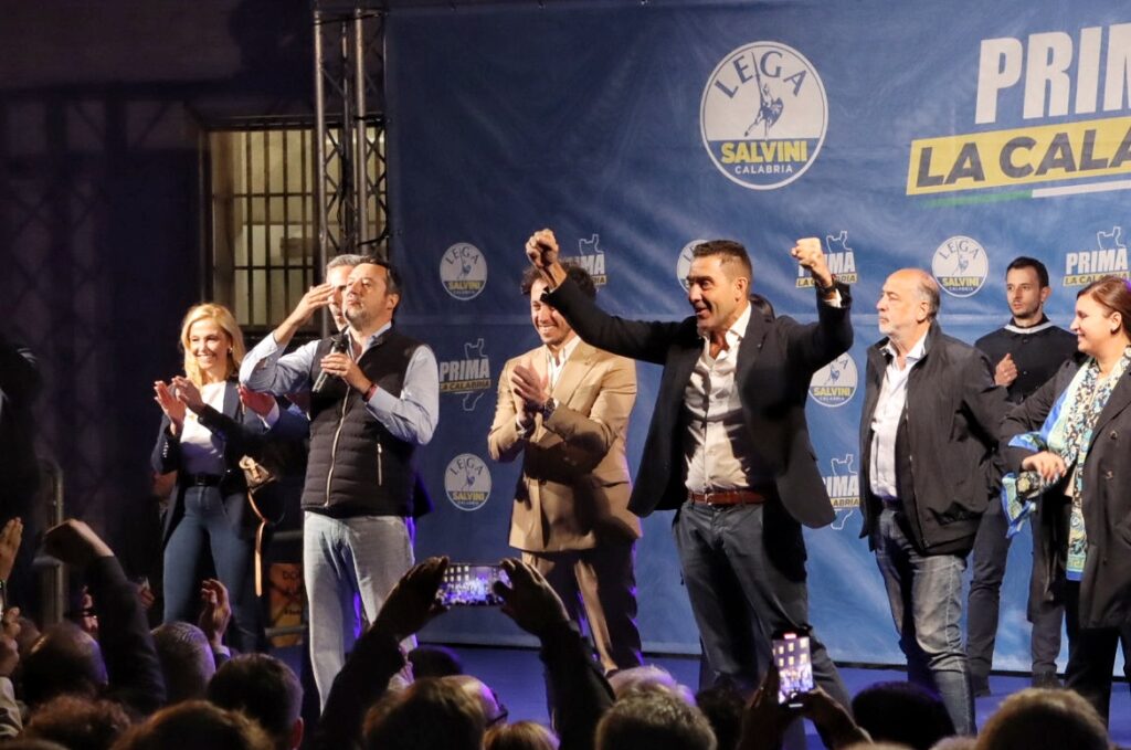 Comizio Salvini a Reggio Calabria