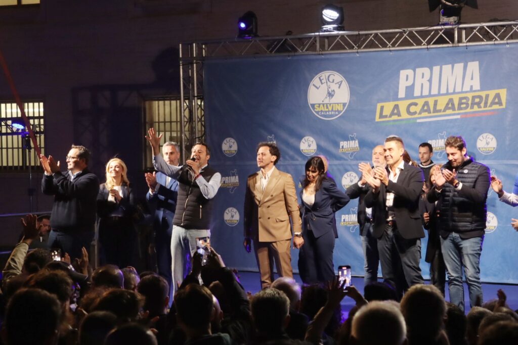 Comizio Salvini a Reggio Calabria