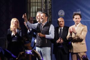 Comizio Salvini a Reggio Calabria