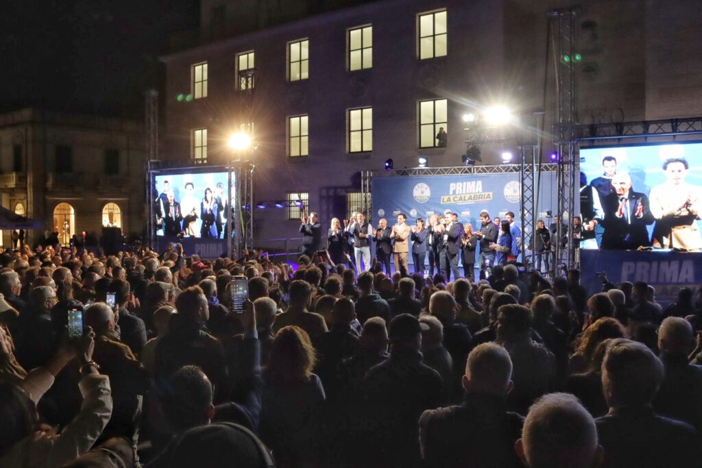 Comizio Salvini a Reggio Calabria