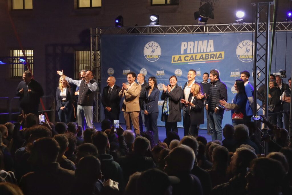 Comizio Salvini a Reggio Calabria