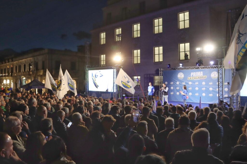Comizio Lega Reggio Calabria