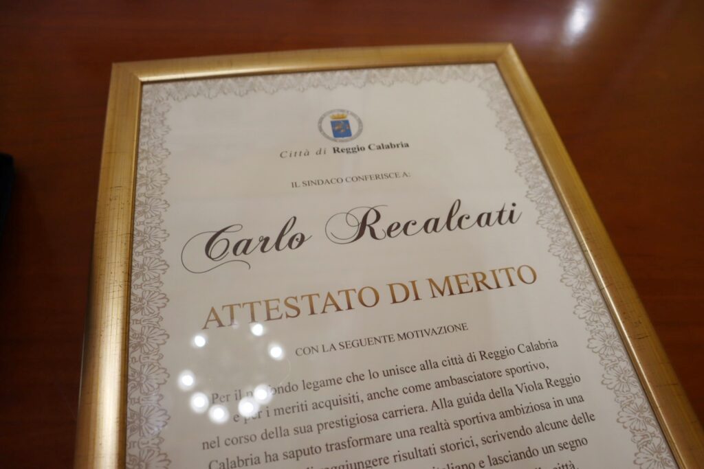 Consegna premio Charlie Recalcati