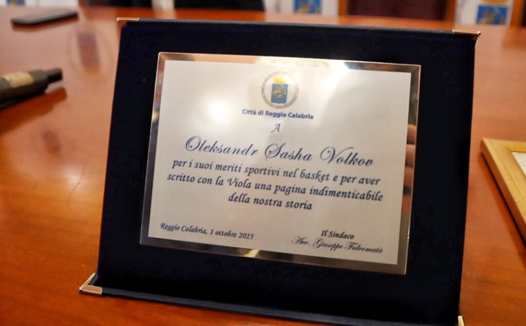 Consegna premio Charlie Recalcati