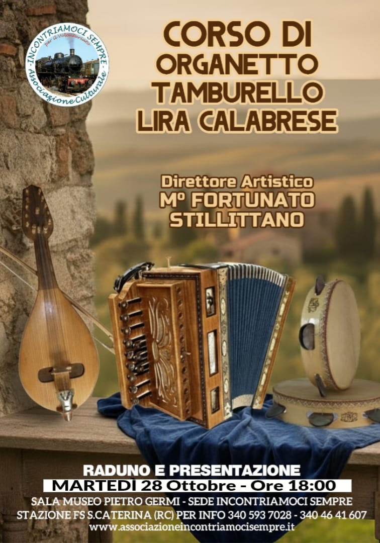 Corso Organetto, tamburello e lira
